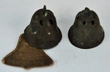 Pair of antique cow bells 2” tall, 1 ½” diameter  Came from a lar (BI#MK/180320)