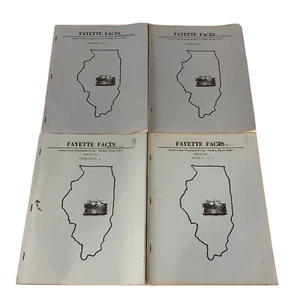 Volume XVI 1-4 Fayette Facts Vandalia Illinois Genealogical Society History - Bild 1 von 12