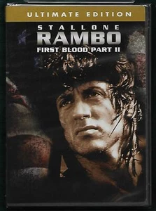 RAMBO FIRST BLOOD PART II [New DVD, Ultimate Edition] Sylvester Stallone ACTION! - Imagen 1 de 2