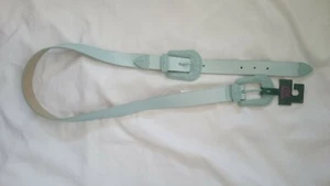 Wild Fable Misty Waterfall Double Buckle Light Blue Belt Size XL - Bild 1 von 4