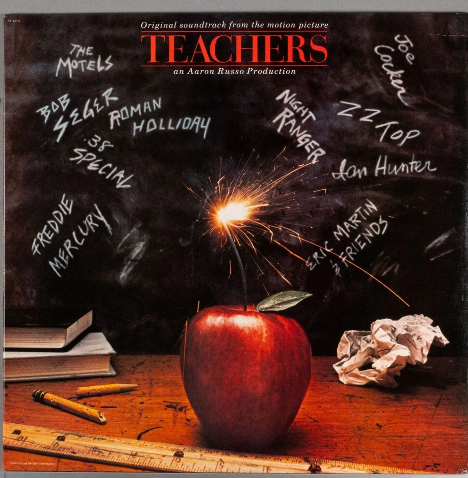 TEACHERS Original Soundtrack 1984 LP Vinyl Record Album : EX/EX SV-12371 - Imagem 1 de 4