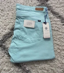 Tommy Hilfiger Turquoise Blue Skinny Jeans W32 L32 - Picture 1 of 8