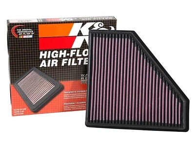 K&N 33-5059 Hi-Flow Air Intake Drop in Filter for 2016-2019 Cadillac CTS-V 6.2L Foto 1 de 3