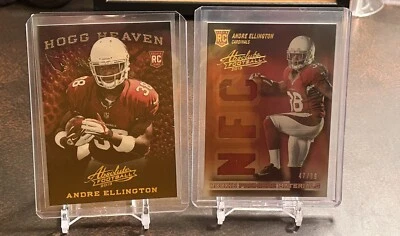 2013 Panini Absolute Andre Ellington Rookie/Rookie Patch Lot - Image 1 of 2