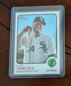 2022 Topps Heritage Team Color Swap Variations #179 Eloy Jimenez White Sox - Picture 1 of 1