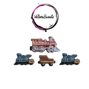 Vegan / Dairy Free Novelty Chocolate Trains x4 - Picture 1 of 2