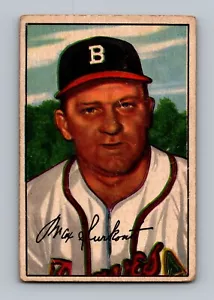 1952 Bowman #12 Max Surkont LOW GRADE Vintage Baseball Card - Picture 1 of 2