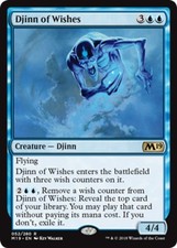 x1 Djinn of Wishes Core Set 2019 Near Mint, English - MTG