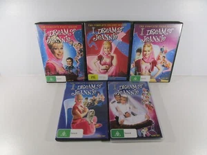 I Dream Of Jeannie Temporadas 1-5 DVD Región 4 PAL Serie Completa Barbara Eden - Imagen 1 de 24
