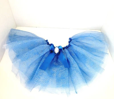 Disney Cinderella tutu costume blue girls skirt Fits size 4-6x - Image 1 of 4