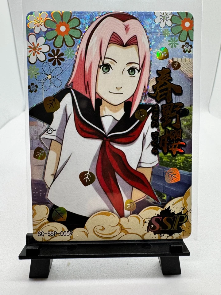 Sakura Naruto Anime Trading Card SC-SSP-0059 Little Dinosaur Super Rare Special - Image 1 of 2