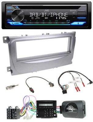 JVC Bluetooth Lenkrad USB DAB CD Autoradio für Ford S-Max Mondeo Can-Bus 07-14 s - Bild 1 von 4