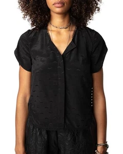 Zadig & Voltaire Tiffiny Jac Wings Silk Top Women's - Picture 1 of 7