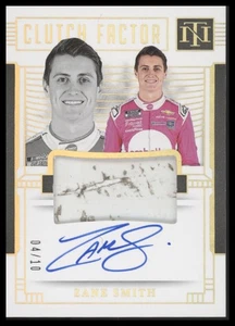 2024 Panini Ntl Treasures #CFS-ZSM Zane Smith Clutch Factor Sigs Holo Gold #/10 - Bild 1 von 2