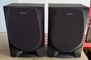 Sony SS-G5 Speaker Bookshelf Stereo 80W 3-way, 3-drive Speaker System Black - Picture 1 of 6