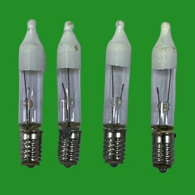 LYVIA 4x 12V LES Lilliput Screw Fuse Pepper Replacement Christmas Tree Light Bulb Xmas