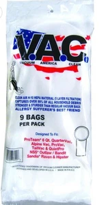 Vac 20 Proteam 6Qt Quarterback H-10 Heap Bags (18 Bags Total) - Picture 1 of 2