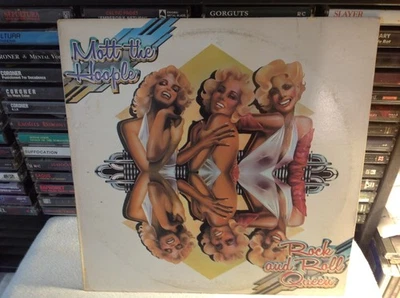 MOTT THE HOOPLE ROCK AND ROLL QUEEN BEST OF HARD ROCK VINYL '74 ATLANTIC OG OOP Foto 1 de 4