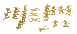 JUEGO DE HOMBRES DEL EJÉRCITO: Bronceado: Figuras de 2": Años 70-1980: Lote de 28 piezas de juego marino - Imagen 1 de 5