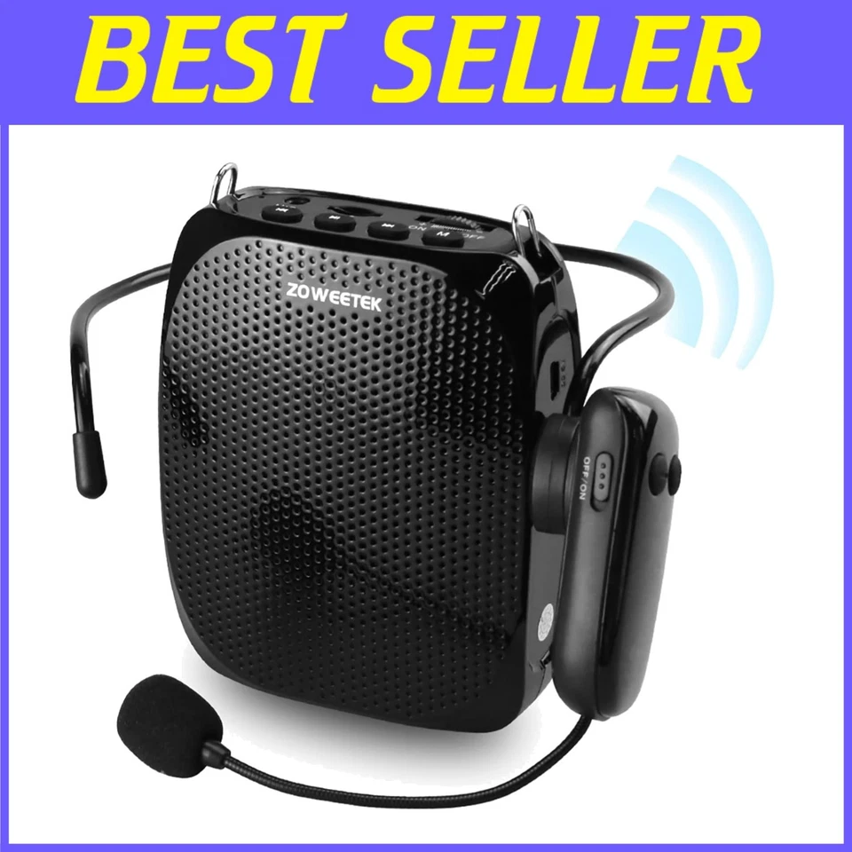 Amplificador de voz portátil con 2 micrófonos Foto 1 de 4