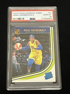 Arike Ogunbowale 2019 Donruss WNBA Rated Rookie #93 PSA 10 Low Pop Dallas Wings - Foto 1 di 1