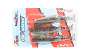 Zman Soft Lure Pop ShadZ 4 Inch 3/Pack Bad Shad (7982) - Picture 1 of 6