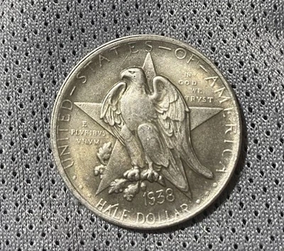 1938 Texas Commemorative Silver Half Dollar - Image 1 of 2