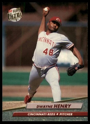 1992 Ultra #483 Dwayne Henry Cincinnati Reds Baseball - Image 1 of 2