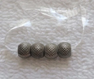 Brighton Lote De 4 MINI Cuentas Crosshatch Nuevas Sin Etiquetas Retiradas/Descontinuadas  - Imagen 1 de 7