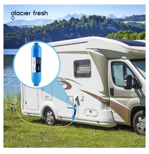 3 Pack RV Water Filter with Flexible Hose Protector, Reduces Odors, Sediments - Picture 1 of 6