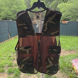 NORTHWEST TERRITORY Vest Men’s XL Deluxe Hunting Camouflage Mesh Vintage NWT - Picture 1 of 8