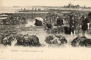 Dieppe postcard crab fishing - Picture 1 of 1
