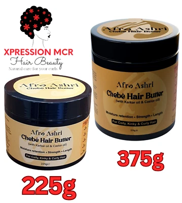 AFRO ASHRI Chebe Hair Butter With Karkar Oil UK Seller