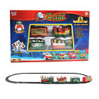 Christmas Electric Train Toy DIY Track Kid Gift Rail Car Home Decor 