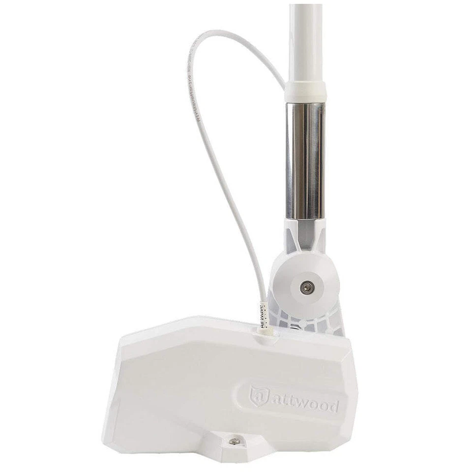 Attwood PowerBase Antenna - White Powered Fold-Down Antenna Base [6100-AT-7] - Image 1 of 1