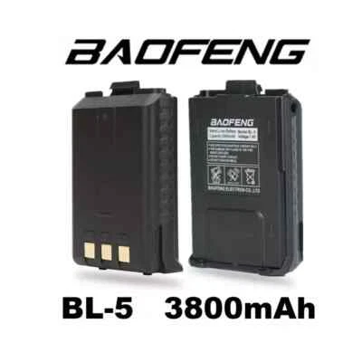 🔥BAOFENG BL-5 Extended 3800mAh Battery for UV-5R UV-5R Plus BF-8F Series Radio - Image 1 of 4