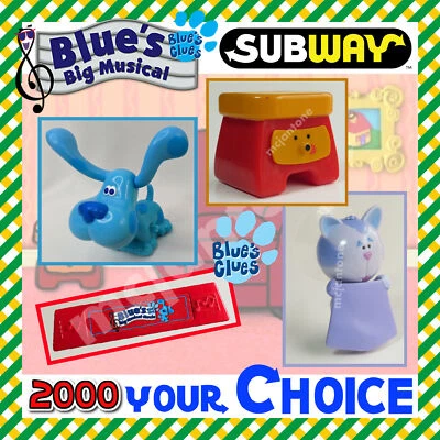 Subway 2000 BLUE'S BIG MUSICAL PELÍCULA AZUL PISTAS AZULES Perro Gato TU Juguete ELECCIÓN Foto 1 de 2