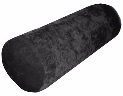 ma03g Gray Sofa Chenille Velvet Bolster CASE Tube Neck Roll Cushion COVER Size - image 1 of 4
