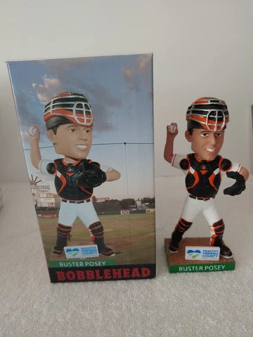 NEW 2022 Buster Posey 2022 Fresno Grizzlies Bobblehead SGA In Hand Ready To Ship Cover