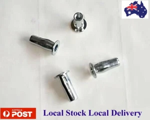 M5 M6 M8 Metric Flange PlusNut Nutsert Rivnut Plus Nut Riv Nut Clear ZINC Plated - Picture 1 of 4