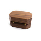 Walnut Wood Jewelry Box Ring Storage Ring Holder Rustic Wedding Ring Box HO F❤J