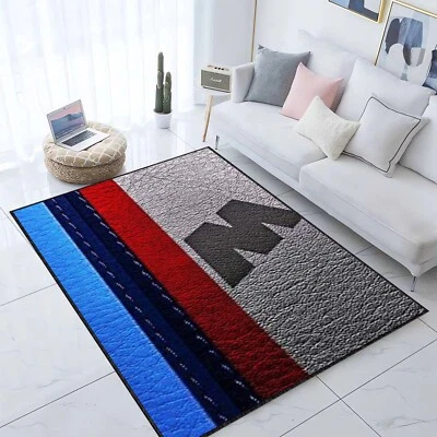 Alfombra con logotipo de coche BMW, alfombra decorativa de coche, alfombrilla de garaje BMW, alfombra de garaje de coche, alfombra BMW Lover Foto 1 de 4