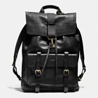 Coach Bleecker Backpack In Leather #70786 Nwt Blk 100% Genuine