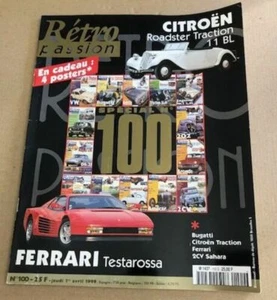 Retro passion n° 100 / citroen roaster traction 11BL / ferrari - Picture 1 of 1