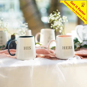 Splosh Wedding HIS & HERS Mug Set Wedding Engagement Couples Gift NEW - Picture 1 of 8