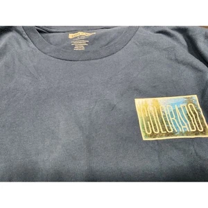 STATE OF MINE Men Colorado Long Sleeve Graphic Tee In Navy, XXL - Picture 1 of 2