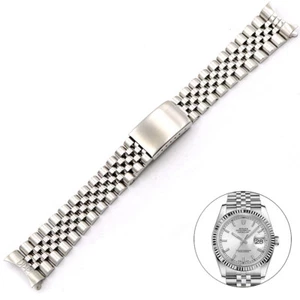 Cinturino acciaio per Rolex Jubilee DateJust Precision Day-Date vintage 13,17,19,20mm - Foto 1 di 8