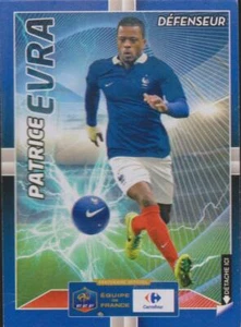 FUSSBALL KARTE 3D Blau - Collector Carrefour - 2014 Patrice Evra 6/24 - Bild 1 von 1