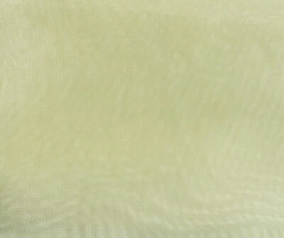 "Vestido formal de novia amarillo transparente de tela de gasa de poliéster 6-3/8 yardas 44"" de ancho" Foto 1 de 4