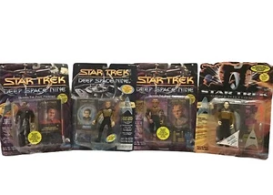 Lotto 4 action figure vintage Star Trek Deep Space Nine #6201 6203 6244 6921 anni 90 - Foto 1 di 6